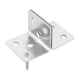 Support d'étagère robuste en acier inoxydable, support en forme de L, angle droit, pour <span class=keywords><strong>fixation</strong></span> de meubles en <span class=keywords><strong>bois</strong></span> - Product Image 2