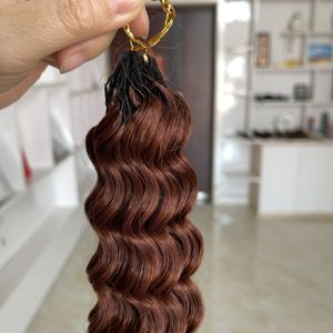 Nuevo Cabello Humano de Ganchillo con Anillas, Trenzas Boho, Nudos Milagrosos, Cabello de Ganchillo con Efecto Pluma para Trenzar 33 #   color - Product Image 3