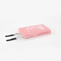 Couverture anti-feu en fibre de verre blanche GF-FB, 1m-1.8m, emballage standard rouge personnalisé