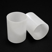 Tube diffuseur de lumière LED en plastique PC, blanc laiteux, anti-éblouissement, résistant aux hautes températures, pour éclairages néon et lampes à capteur