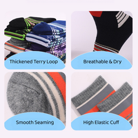 Chaussettes de ski en laine mérinos pour hommes et femmes, épaisses, avec semelle en tissu éponge, au-dessus du genou, pour le snowboard, chaudes, pour la randonnée en plein air