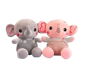 Lindos juguetes de peluche de elefante de 30 cm, animales de peluche suaves para decoración de dormitorio de bebé, diseño moderno unisex - Product Image 1