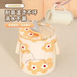 Baignoire pliable Chunzao pour les pieds, longueur genoux, portable et isolée, pour adultes - Product Image 4