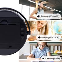 Minuteur de cuisine numérique rond, minuteur de compte à rebours LED, commande tactile, magnétique, en plastique, écologique, 90 minutes, rappel de cuisson