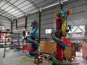 Fantástico Dragón Animatrónico de Simulación para Exhibiciones y Eventos - Product Image 2