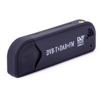 Bâton récepteur TV numérique USB 2.0 DVB-T2 /T/C avec fonction DAB + FM et PVR