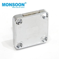 Serrure de tiroir moderne pour cuisine, chambre, école, salle de bain, hôtel - Mécanisme de verrouillage fluide (acier inoxydable)