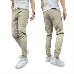 Men's <b>Summer</b> Corduroy Pants Lightweight Breathable Straight Fit Mid Waist Zipper Pocket Casual Work <b>Trousers</b> Solid Color KoreanX - Product Image 4
