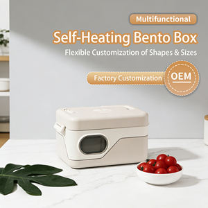 Boîte à lunch électrique 3 en 1 avec logo personnalisé pour voiture, <span class=keywords><strong>camion</strong></span>, bureau, chauffe-aliments portable, boîte à bento <span class=keywords><strong>chauffante</strong></span>, OEM accepté - Product Image 2