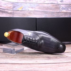 Custom Brand Oxford <b>Shoes</b> Classic Fashion Leather <b>Height</b> <b>Increasing</b> Autumn Wedding Party Men Formal Dress - Product Image 6