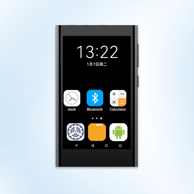 Hbnkh  Beautiful 4inch Touch Screen Mp3 Player Android 8.1 System 1300MP Camera Android Music Player