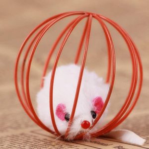 Pet kedi komik oynayan oyuncak fare fareler sıçan kafes Kitty yavru topu oyuncak karışık renk interaktif oyuncaklar üstün kalite ve yaratıcı - Product Image 1