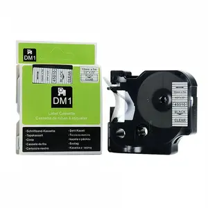 DYMO LabelManager 45010 160 프린터를 위한 명확한 호환성 상표 테이프 카트리지 280 에 12mm 검정