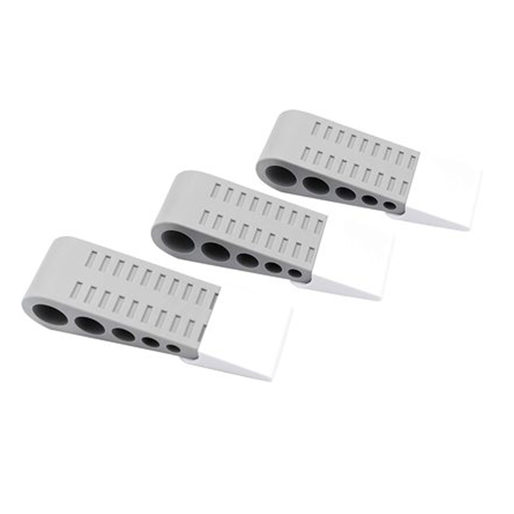 ПВХ пластиковый силиконовый дверной ограничитель резиновый гибкий дверной ограничитель Клин умный Штабелируемый противоскользящий дизайн дверные ограничители стопор