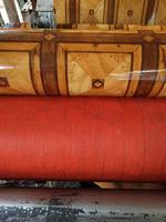 Rouleau de revêtement de sol en vinyle PVC feutre rouge 70g du fabricant Linoléum antidérapant en plastique pour appartements Lowes Parquet Surface