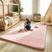 Tapis de sol en mousse à mémoire de forme extra épaisse 50 mm, antidérapant, grand tapis rembourré en flanelle pour salon, salle de séjour, tapis de jeu pour enfants