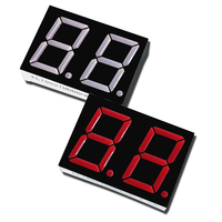 Afficheur LED de comptoir Kinley KL10021RDBBSR 1,0 pouces en époxy rouge, 2 chiffres
