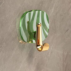 Plastic PVC Punch-free Self-adhesive Bathroom <b>Wall</b> Mounted Towel Hanger Coat <b>Key</b> <b>Hooks</b> Home Decor Holder - Product Image 5