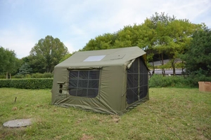 8㎡インフレータブルテント、防水オックスフォード生地、ABタイプデザイン、煙突 & ACベント、3x2.65x2.1m - Product Image 4