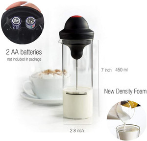 Batterie en verre manuelle actionnant le mousseur <span class=keywords><strong>à</strong></span> main moteur <span class=keywords><strong>fouet</strong></span> mousseur <span class=keywords><strong>à</strong></span> <span class=keywords><strong>lait</strong></span> - Product Image 5