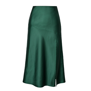 Falda Elegante Informal y Transpirable de Estilo Moderno para Mujer, Tipo Seda Satinada, para Ropa de Negocios, Corte Ajustado - Product Image 2