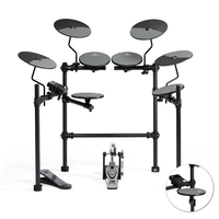 Professional Electronic Drum Kit with Mesh Pads Digital Percussion Set for Stage Performance Studio Practice