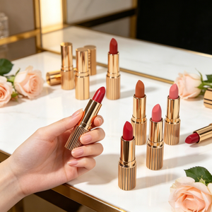 Lápiz Labial Mate al por Mayor, Personalizable con Logotipo, Vegano, Cruelty-Free, <span class=keywords><strong>Alta</strong></span> Pigmentación, Cosméticos Labiales - Product Image 2