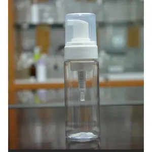 175ml vazio PET Facial Cleanser espuma bomba garrafa