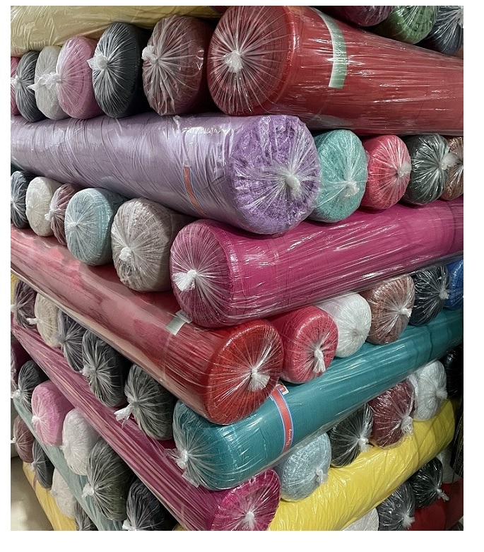 Fabric Stock Lot: Rayon Crepe Solid Woven 120gsm 55"/56"