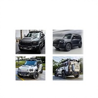Kit de protection intégrale Jetour T2 Xingji Armor style LCK en ABS avec prédécoupes pour capteurs d'aide au stationnement, pare-buffle, calandre et protection de capot – Amélioration