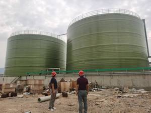 Réservoir de stockage en FRP haute pression de 20 m³ pour l'hydrogène avec services de cintrage et de soudage sur mesure, certifié ISO9001 - Product Image 4
