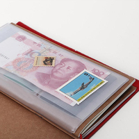 Pochette de voyage en PVC à fermeture éclair pour carnets de voyage TN, accessoire de reliure pour carnet, porte-cartes, pochette standard pour passeport