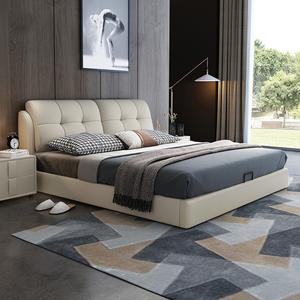 أثاث غرفة نوم حديث بسعر الجملة مخصص للنوم بإطار خشبي إطار خشبي إطار مفروشات من الجلد - Product Image 3