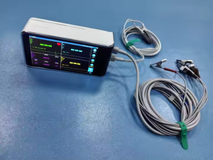 N6 पशु महत्वपूर्ण संकेत वास्तविक समय के ईग स्पॉ2 श्वसन और आंतरिक तापमान आपातकालीन टचस्क्रीन चिकित्सा मॉनिटर - Product Image 4