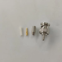 Échantillon Gratuit Fournisseur Chinois Connecteur Coaxial RF Étanche 50 Ohms BNC Mâle à Sertir pour Câble RG316 pour Antenne et CCTV