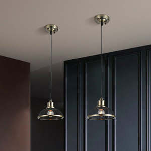 Lámpara colgante minimalista de latón de tira larga para comedor, lámpara de araña de malla negra de estilo retro - Product Image 3