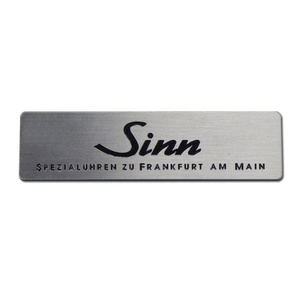 사용자 정의 새겨진 로고 라벨 메탈릭 이름표 금속 플레이트 스테인레스 스틸 이름 플레이트 - Product Image 1