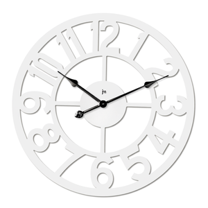 <b>Wall</b> <b>Clock</b> (60cm) JUSTAMINUTE White 21551B - Product Image 2