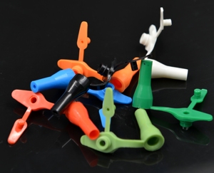 Connecteur de sonde de gastrostomie en PVC à usage unique avec capuchon F6-F18 - Product Image 1