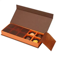 Boîte cadeau magnétique portable, étanche et personnalisée pour emballage alimentaire de luxe