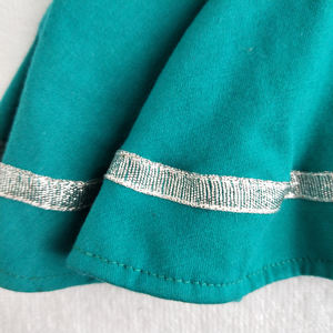 Venta al por mayor último 18 pulgadas American Doll Girl vestido sin mangas de alta calidad impreso <span class=keywords><strong>animadora</strong></span> <span class=keywords><strong>disfraz</strong></span> para ropa de muñeca - Product Image 5