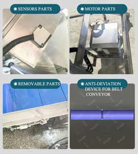 Marka yeni yıkama endüstriyel meyve çamaşır makinesi kabarcık kova asansörü konveyör ile yüksek kalite - Product Image 6