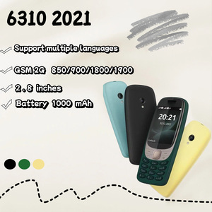 Téléphone portable basique débloqué 2G double SIM 2,8'' 6310 2021 <span class=keywords><strong>pour</strong></span> réseau GSM Afrique, longue autonomie, modèle d'usine - Product Image 2
