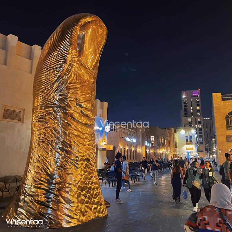 Magnifiques sculptures de pouces Décoration de jardin élégante