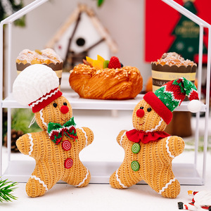 Wholesale <b>Gingerbread</b> <b>Man</b> Ornaments Festive Tree Pendants for Xmas Parties & Gifts - Product Image 6
