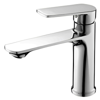 Robinet de lavabo à montage sur plan, design moderne, couleurs personnalisées, poignée unique, zinc, chaud et froid, cartouche céramique, pour la maison