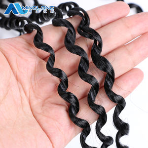 Extensions capillaires synthétiques à tresser, très populaires, faciles à tresser pour femmes noires, 18 pouces, 80 grammes, pour tresses au crochet <span class=keywords><strong>Passion</strong></span> Twist - Product Image 4
