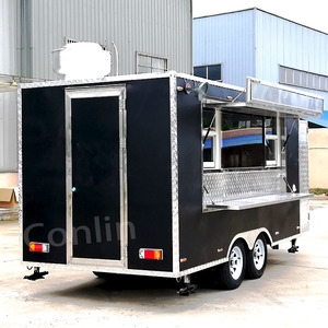 Remorque de rôtisserie de poulet entièrement équipée CONLIN, stand de nourriture en acier inoxydable personnalisé à vendre - Product Image 4