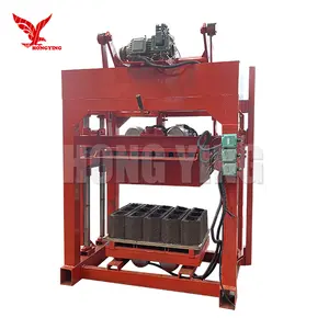 QTJ4-40 fly ash small block brick making machine cost cement sand hollow block making machines