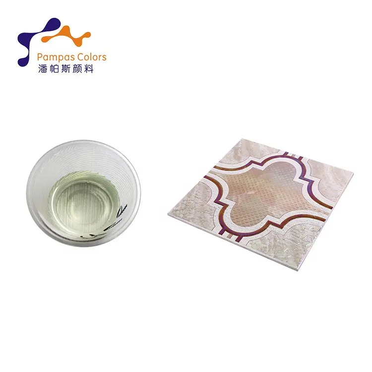 Temperatura de endurecimento 550c zr-si-cd-se-s mf mica luster de polimento de cerâmica glaze